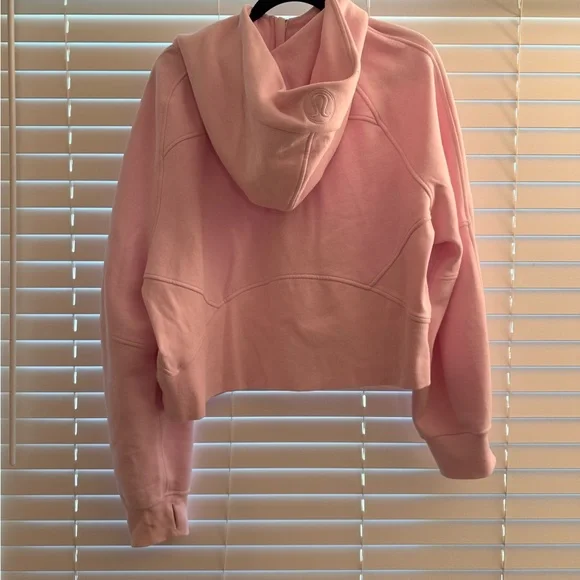 Lululemon Athletica Scuba Light Pink Cropped Sweatshirt - Picture 2 of 6